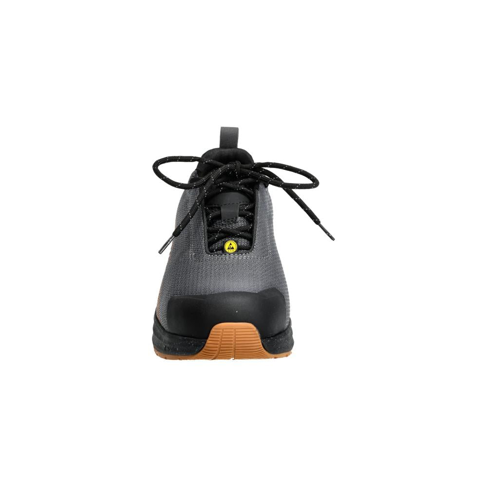 Safety shoes S1PS, laces safety shoes S1PS, anthracite grey/nut brown