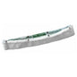 The Arcora Floor-Finish Profi Waxer Cover White From Microfiber 40 cm by Arcora International GmbH is a white, rectangular microfiber cover with a green label, ideal for professional floor care. Pictured is a pack of 100 on a plain white background.