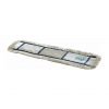 The Arcora FEUCHTWISCHMOPP from Arcora International GmbH is a rectangular microfiber pad with a white surface, light brown edges, and black lines dividing it into sections.