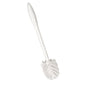 The Haug Bürsten KG WC-BRUSH, LARGE, PP, ø 75MM, WHITE features a long handle and a round bristle head made of white plastic, ideal for effective bathroom cleaning.