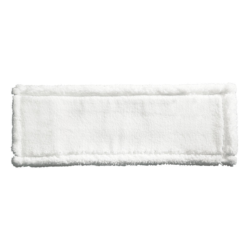A rectangular, white WIPING COVER POLYESTER 400MM cleaning pad made of 100% microfiber from Haug Bürsten KG is depicted against a plain white background.