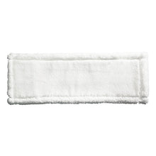 A rectangular, white WIPING COVER POLYESTER 400MM cleaning pad made of 100% microfiber from Haug Bürsten KG is depicted against a plain white background.