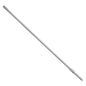 The ALUSTIEL, 1450 mm from Haug Bürsten KG is an aluminum rod with ALU suspension and ALU coupling nut, ideal for professional use. Equipped with a small groove and connector; depicted on a white background.