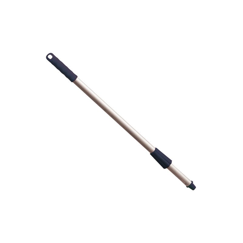 The METDECT PREM. ALUSTIEL, 650MM from Haug Bürsten KG features a blue cap and a coupling nut designed for secure attachment to mops and brooms.