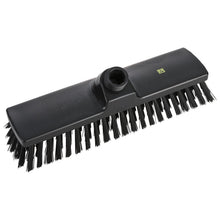 The Haug Bürsten KG ESD BROOM features medium-sized, 0.50 mm thick black Nylon 6.0 bristles and a base on a sturdy plastic base (300 x 70 x 40 mm), ideal for cleaning sensitive electronics.