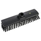 The Haug Bürsten KG ESD BROOM features medium-sized, 0.50 mm thick black Nylon 6.0 bristles and a base on a sturdy plastic base (300 x 70 x 40 mm), ideal for cleaning sensitive electronics.