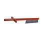 The METAL DETECT CUTTER BRUSH from Haug Bürsten KG is a gray PBT wire brush (Ø0.60mm, 490x10/120x45mm) with a metal detector and structured handle, ideal for cleaning in the food industry.