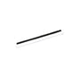 The REPLACEMENT RUBBER LIP, SINGLE-LIPPED, FOOD GRADE WHITE, 320X20X22 from Haug Bürsten KG is a white replacement rubber lip with a narrow black stripe, designed for cleaning in the food industry. Pictured on a white background.