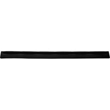 A long, narrow black rectangle - a REPLACEMENT RUBBER LIP, 2-LIPPED, FOOD GRADE, BLACK 620MM from Haug Bürsten KG - appears flat with slightly raised edges on a white background. It is food-safe and suitable for food use.