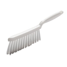 The HAND BROOM, PBT TRANSP. SLIT ø 0.25MM SOFT (280x15x50 mm) from Haug Bürsten KG is characterized by soft, straight bristles and a long handle, depicted on a plain white background.