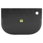 The ESD SCRAPER SMALL from Haug Bürsten KG is a flexible, black PP scraper (150x97mm) with a rounded edge and warning symbol - ideal for cleaning electronic components.