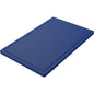 The CUTTING BOARD LARGE from Haug Bürsten KG is a large, blue, non-slip PE cutting board (600x400x20mm) with slightly raised edges on a white background.