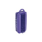 The NAIL BRUSH DOUBLE, ø 0.35MM MEDIUM/HARD from Haug Bürsten KG is rectangular, has medium-hard bristles on two sides and an upper handle - ideal for cleaning nails and cuticles. Presented against a white background.