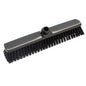 The LARGE AREA BROOM, SOFT 400x60x50mm from Haug Bürsten KG features a black broom head with soft, densely packed bristles and a central fitting for handle attachment - perfect for cleaning large areas.