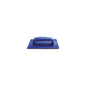 A blue rectangular Arcora hand pad holder with a handle from Arcora International GmbH, ideal for cleaning surfaces, is depicted with a flat bottom and a top handle against a plain white background. Box contains 50 pieces.