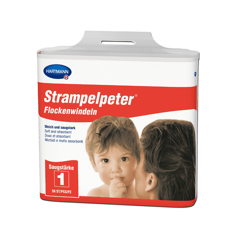 Flake diapers for light incontinence