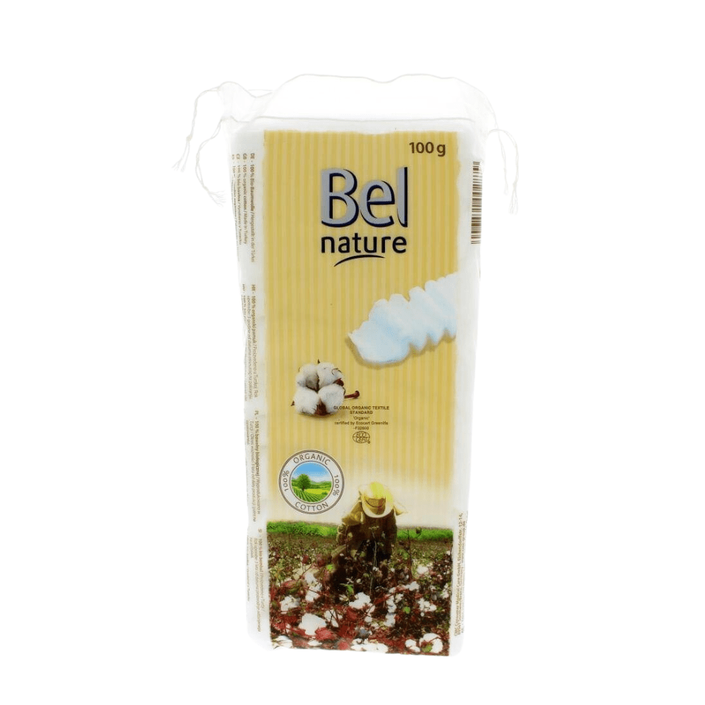 Layered cotton wool made from organic cotton
