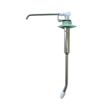 The Hartmann BODE replacement pumps for BODE Eurospender 1 plus/Touchless are available in various sizes and feature a curved spout and a green plastic base to ensure hygienic dispensing. They were developed by Paul Hartmann AG for easy attachment to large containers or coolers and are the ideal complement for the Bode Eurospender, offering efficient and hygienic dispensing solutions.