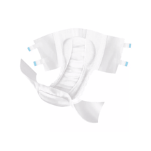 The Hartmann MoliCare Slip Night incontinence briefs from Paul Hartmann AG is an open disposable incontinence slip with adhesive tabs, featuring absorbent padding and protective layers on both sides for reliable protection.