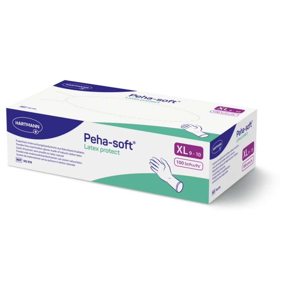 Hartmann Peha-soft® Latex protect, powder-free examination glove, size XL