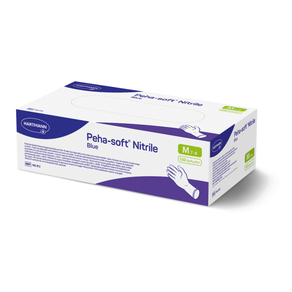 Hartmann Peha-soft® Nitrile Blue, powder-free examination glove