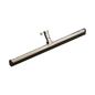 The Haug Bürsten water squeegee, double-lipped - 1 piece from Haug Bürsten KG is made of a metal and rubber construction and features a long, straight handle, perfect for cleaning and drying surfaces.
