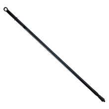 The ergonomic rod Haug Bürsten KG Haug plastic handle with a length of 1500 mm and a diameter of 32 mm features a loop end and a ribbed connection made of heat-resistant polypropylene fiberglass, designed for attachment to cleaning tools. It is presented extended on a plain white background.
