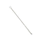 The Haug Bürsten KG test tube brush soft with dimensions 300 x Ø20 mm features a V2A stainless steel wire handle and white bristles for hygienic cleaning. It has a loop for hanging.