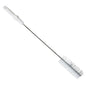 The Haug PBT tube brush from Haug Bürsten KG features a thin design with densely packed bristles, perfect for cleaning narrow containers. It has a white plastic handle reinforced with V2A stainless steel wire and a loop for easy hanging.