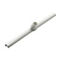 The Haug water slider from Haug Bürsten KG is a white double-ended wrench made of fiberglass. It features a central cylindrical hole for adjusting nuts or bolts, is suitable for hygienic cleaning applications, and has balanced, flat handles that extend from its hub.