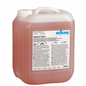 Kiehl Patronal-Classic sanitary cleaner with protective formula from Johannes Kiehl KG in a 10-liter container made of translucent plastic with a white lid and handle, featuring a label that highlights the biodegradable formula and multilingual safety instructions.