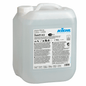 A 10-liter container made of translucent plastic with a white screw cap and the inscription "Kiehl Duocit-eco balance sanitary cleaner without fragrances and dyes" from Johannes Kiehl KG contains multilingual instructions and safety information.