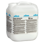 White 10-liter plastic canister of Kiehl Carp-Extracta spray extraction cleaner from Johannes Kiehl KG for carpet and upholstery cleaning with a blue and white label and multilingual instructions.