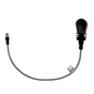 Pictured is a black-gray Johannes Kiehl KG inductive conductivity probe with a 50 cm cable and plug for installation in the water tank of a dishwasher against a white background.