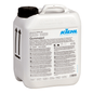 The white 5-liter plastic bottle of Kiehl Gommasol rubber remover from Johannes Kiehl KG has a black cap, two black arrows pointing upwards, and a multilingual label with instructions for industrial floor cleaning.