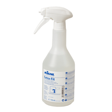 The Kiehl Extra-Fit Paint and Adhesive Residue Remover by Johannes Kiehl KG in the 750 ml spray bottle with a white trigger nozzle and multilingual label is designed for the effective removal of paint and adhesive residues. Available in cartons of 6 bottles.