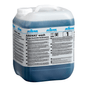 A 10-liter plastic container of Kiehl ARENAS-wash Liquid Detergent by Johannes Kiehl KG, with blue liquid and multilingual label. This phosphate-free formula ensures effective stain removal.