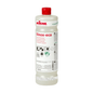 White plastic bottle of the Kiehl Vinox-eco lime and grease remover from Johannes Kiehl KG with a red cap. The front label contains product information, application instructions, and pictograms.