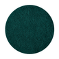 A Kiehl Woodmaster-Pad-Fine sanding pad grit 120 round from Johannes Kiehl KG, round and dark green with a textured surface and even edges, stands on a white background - ideal for precise woodworking.