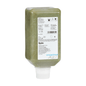 A 2-liter rectangular bottle of the greenish Kiehl Opytec Hand Cleaner for heavy soiling from Johannes Kiehl KG with a white info label and a wide dispenser closure at the bottom contains effective hand cleaner for heavy soiling.