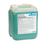The Kiehl Omni-fresh Microbiological Odor Neutralizer, cleaning-active by Johannes Kiehl KG, with handle and screw cap, contains a 5-liter container made of translucent plastic with green liquid cleaner for effective odor neutralization.