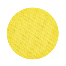 The Kiehl-Woodmaster-Pad sanding pad round by Johannes Kiehl KG, 16" (40.6 cm) with grit 60, has a large, round, yellow textured surface; the package contains 10 pads - ideal for efficient sanding.