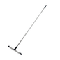 The Kiehl Wischwiesel for applying wood oil, without cover, 40 cm by Johannes Kiehl KG is ideal for large wood surfaces. Shown is 1 piece with a long handle and a flat rubber blade against a white background.