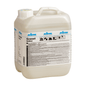 A 5-liter plastic container of Kiehl Grasset Grease Remover by Johannes Kiehl KG, a powerful kitchen grease remover with a white lid and detailed instructions and symbols on the front label.