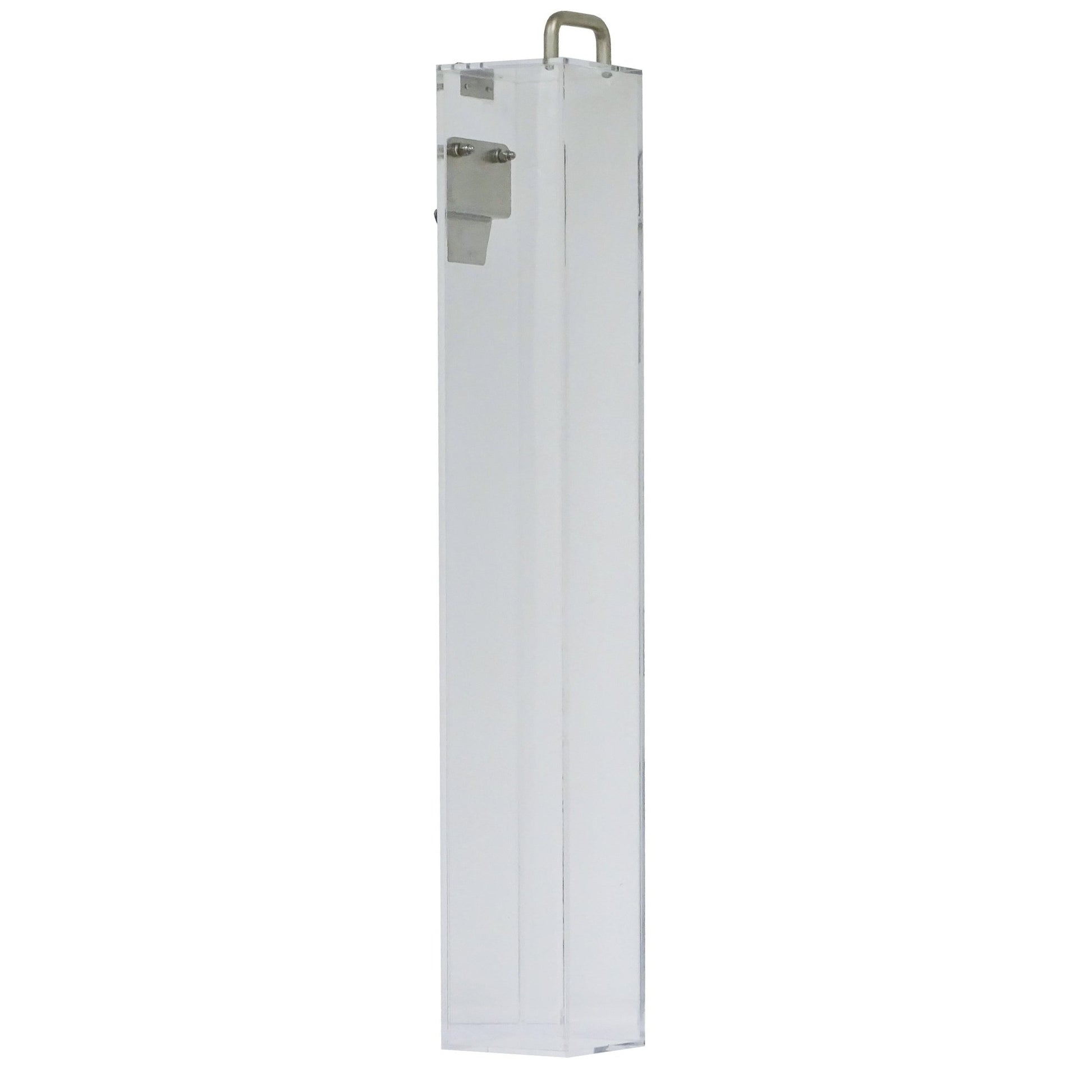 The Novocal catheter holder made of 4 mm acrylic glass, white, with hinged lid and handle, is ideal for hygienic storage; 3% light-transmissive, from the brand Novocal, pack of 1 piece.