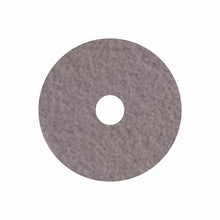The Arcora Crystallization Pad for Marble and Stone Surfaces by Arcora International GmbH is a gray, textured 17" (432 mm) disc with a center hole, suitable for machines up to 175 RPM, depicted on a white background. The package contains 5 pieces.