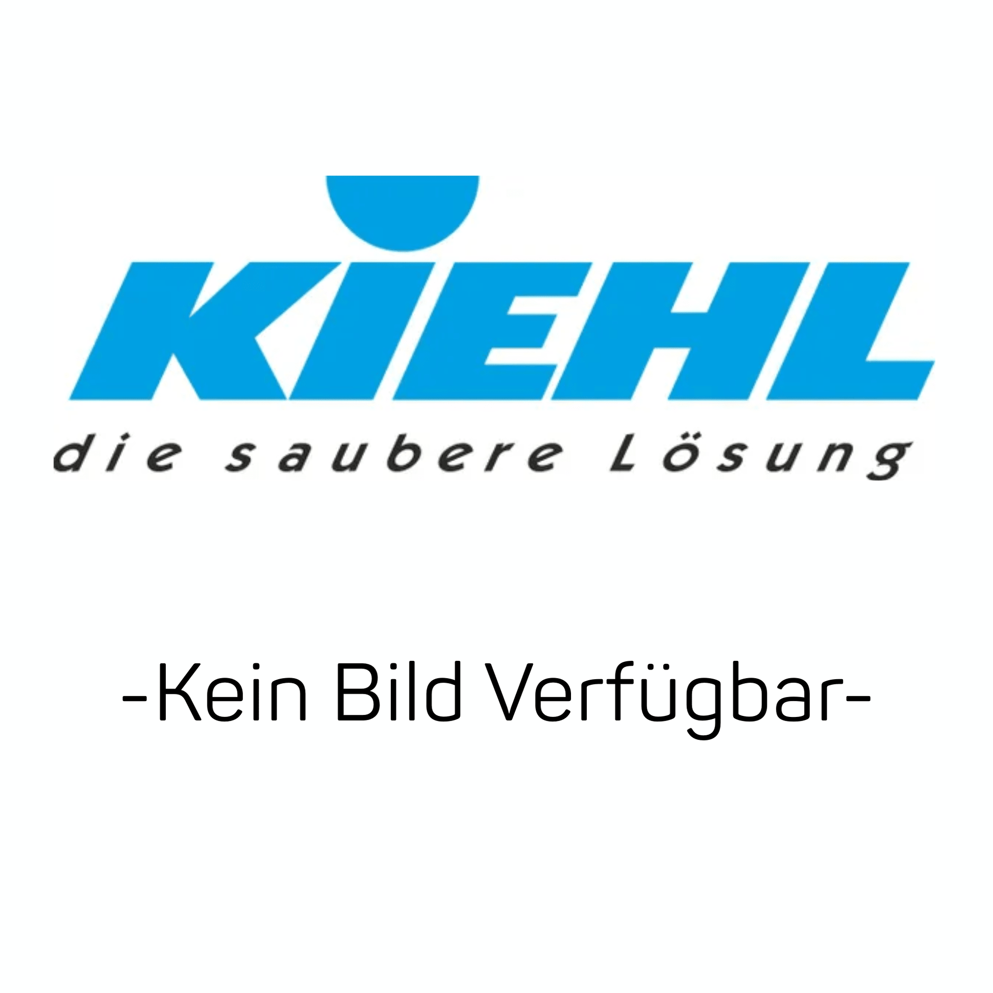 The image shows the logo of Johannes Kiehl KG with the slogan "the clean solution". Below it, "-No Image Available-" indicates that no image is available for the Kiehl spout for 200 / 220 L drum | package (1 piece).