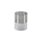 Papstar Securit® LED candle Ø 8 cm gray "Gracia"