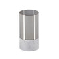 Papstar Securit® LED candle Ø 8 cm gray "Gracia"