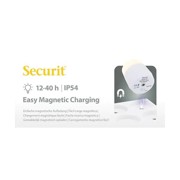 Papstar Securit® 4 LED tea lights refill pack Ø 4 cm x 5 cm "Amsterdam" lighting time 12-40 hours